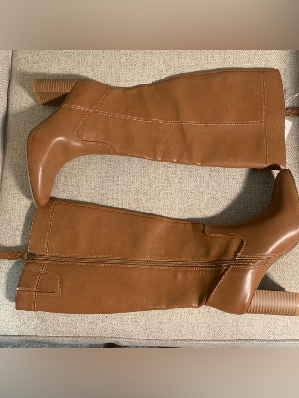jcpenney Tan Riding Boots with Pointed Toe